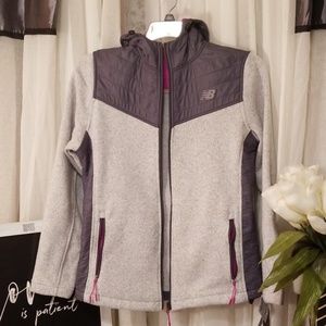 new balance sweater fleece jacket